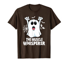 Load image into Gallery viewer, Massage Therapist Muscle Whisperer Ghost Fun Halloween Gift T-Shirt
