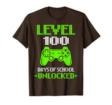 Load image into Gallery viewer, Level 100 Days Of School Unlocked Gamer Video Games Boys T-Shirt-1242438
