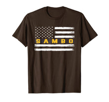 Load image into Gallery viewer, Sambo USA American Flag Martial Arts Sports Lover Gift T-Shirt
