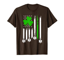 Load image into Gallery viewer, American Flag Shamrock EMT St Patrick&#39;s Day Gifts TShirt475440
