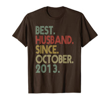 Load image into Gallery viewer, Mens 6th Wedding Anniversary Gifts Husband Since October 2013 T-Shirt

