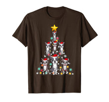 Load image into Gallery viewer, Santa Boston Terrier Christmas Tree Light T-Shirt-344835
