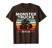 Load image into Gallery viewer, Vintage Monster Truck Are My Jam Retro Sunset Cool Engines T-Shirt-33734
