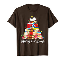 Load image into Gallery viewer, Reading Books Tree Librarian Nerd Christmas Gifts T-Shirt
