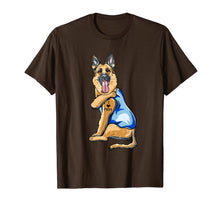Load image into Gallery viewer, Women Gifts German Shepherd Dog Tattoo I Love Mom T-Shirt-302767

