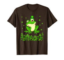 Load image into Gallery viewer, Funny Frog St Patricks Day Shirt Women Irish Frog T-Shirt-922046
