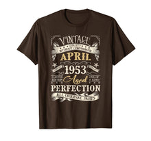 Load image into Gallery viewer, Classic 67th Birthday Gift Shirt For Men Vintage April 1953 TShirt1050476

