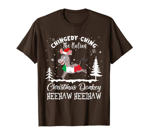Dominick The Christmas Donkey-Italian Donkey Christmas Gifts T-Shirt-772579