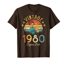Load image into Gallery viewer, Vintage 1980 Made in 1980 40th birthday 40 years old Gift T-Shirt-104359
