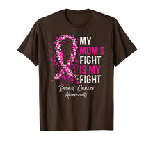 Load image into Gallery viewer, My Mom&#39;s Fight Is My Fight Breast Cancer Awareness Gifts T-Shirt 157261
