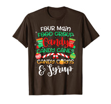 Load image into Gallery viewer, Four Main Food Groups Elf Buddy Christmas Pajama Xmas Gifts T-Shirt-3112313
