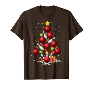 Funny shirts V-neck Tank top Hoodie sweatshirt usa uk au ca gifts for Funny Bowling Christmas Tree Light Bowling Pins & Balls Gift T-Shirt 453340