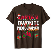 Load image into Gallery viewer, Santa&#39;s Favorite Photographer gift Photographer christmas  T-Shirt

