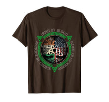 Load image into Gallery viewer, Irish By Blood American By Birth Patriot By Choice T-Shirt-153814
