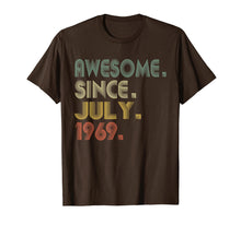 Load image into Gallery viewer, Awesome Since July 1969 Shirt 50th Birthday Gifts 50 Yrs Old 68252
