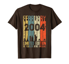 Load image into Gallery viewer, February 2004 T Shirt 16 Year Old Shirt 2004 Birthday Gift T-Shirt-743774
