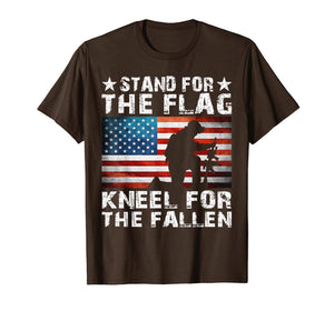 Stand For The Flag Kneel For The Fallen T-Shirt