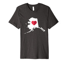Load image into Gallery viewer, Funny shirts V-neck Tank top Hoodie sweatshirt usa uk au ca gifts for I Love Alaska AK Funny Cute State Pride Heart Gift T Shirt 2079123
