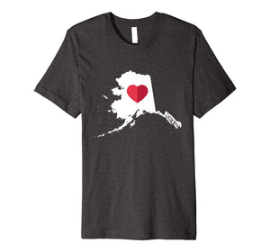 Funny shirts V-neck Tank top Hoodie sweatshirt usa uk au ca gifts for I Love Alaska AK Funny Cute State Pride Heart Gift T Shirt 2079123