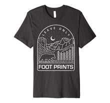 Load image into Gallery viewer, Funny shirts V-neck Tank top Hoodie sweatshirt usa uk au ca gifts for Leave Only Foot Prints Nature Shirt 1619629
