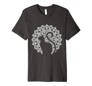 Funny shirts V-neck Tank top Hoodie sweatshirt usa uk au ca gifts for Beautiful Mandala Cat Shadow T-Shirt 1557458