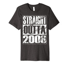 Load image into Gallery viewer, Funny shirts V-neck Tank top Hoodie sweatshirt usa uk au ca gifts for Funny Straight Outta 2008 T-shirt 12nd Birthday Vintage Gift 1824991
