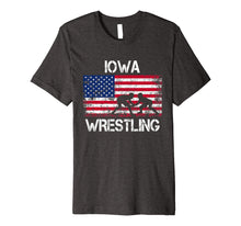 Load image into Gallery viewer, Funny shirts V-neck Tank top Hoodie sweatshirt usa uk au ca gifts for Iowa Wrestling American Flag Gift For Wrestler Shirt 1967739
