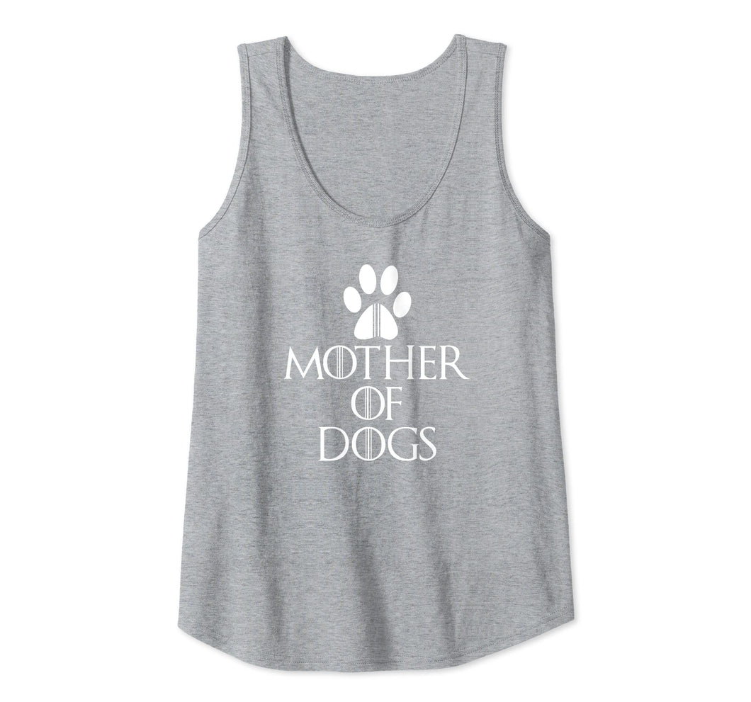 Womens Funny Mom Mother of Dogs TShirts, Tops Gifts Novelty Graphic Tank Top