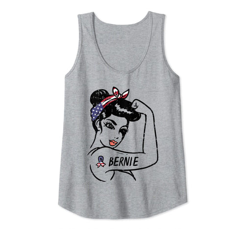 Womens Bernie Woman Unbreakable 2020 President Girls For Sanders Tank Top-1981834