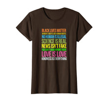 Load image into Gallery viewer, Funny shirts V-neck Tank top Hoodie sweatshirt usa uk au ca gifts for Kindness Is Everything Black Lives Love Is Love TShirt 762879
