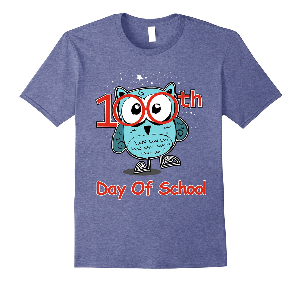Funny shirts V-neck Tank top Hoodie sweatshirt usa uk au ca gifts for Cute Owl 100th Day Of School T-shirt 100 Days Smarter Tee 1908477