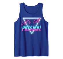 Load image into Gallery viewer, Lets Get Physical Workout Gym Tee Rad 80&#39;S Retro Tank Top 200898
