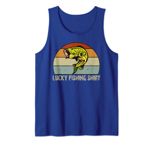 Lucky Bass Fishing Bass Fisherman Gifts Tank Top-3130706