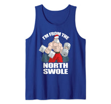 Load image into Gallery viewer, Funny shirts V-neck Tank top Hoodie sweatshirt usa uk au ca gifts for I&#39;m From The North Swole Santa Claus Christmas Gym Workout Tank Top 675346
