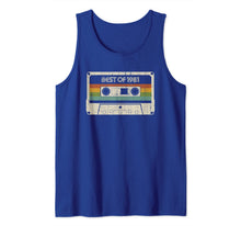 Load image into Gallery viewer, Vintage Best of 1981 38th Birthday Cassette Tank Top-127966
