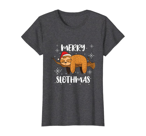 Funny shirts V-neck Tank top Hoodie sweatshirt usa uk au ca gifts for Merry Slothmas Funny Sloth Christmas Outfit For Sloth Lovers T-Shirt 357796