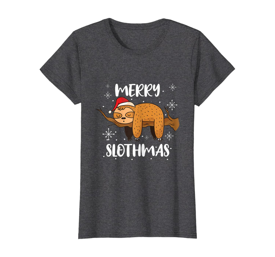 Funny shirts V-neck Tank top Hoodie sweatshirt usa uk au ca gifts for Merry Slothmas Funny Sloth Christmas Outfit For Sloth Lovers T-Shirt 357796