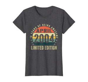 Vintage April 2004 Clothes 16 Years Old 16th Birthday Gifts TShirt314653
