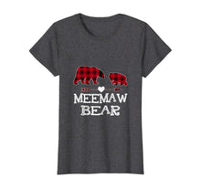 Load image into Gallery viewer, Funny shirts V-neck Tank top Hoodie sweatshirt usa uk au ca gifts for Meemaw Bear Red Buffalo Plaid Matching Family Christmas T-Shirt 1355154
