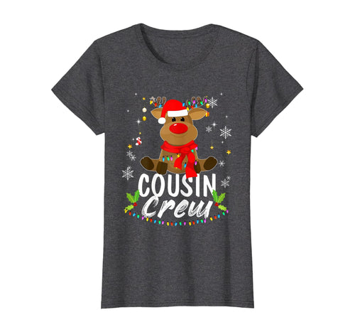 Funny shirts V-neck Tank top Hoodie sweatshirt usa uk au ca gifts for Christmas Cousin Crew Reindeer Santa Hat Matching Pajama T-Shirt 902693