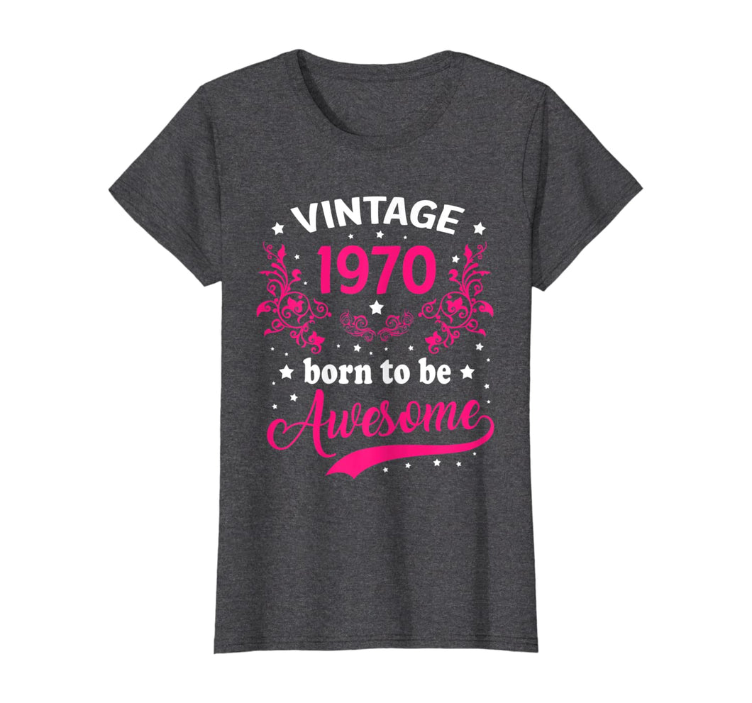 Funny shirts V-neck Tank top Hoodie sweatshirt usa uk au ca gifts for Womens 50th Birthday Gift-Vintage 1970 Classic 2020 Women 50 Years T-Shirt 886650