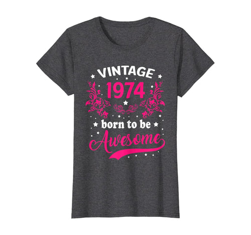 Funny shirts V-neck Tank top Hoodie sweatshirt usa uk au ca gifts for Womens 46th Birthday Gift-Vintage 1974 Classic 2020 Women 46 Years T-Shirt 657318