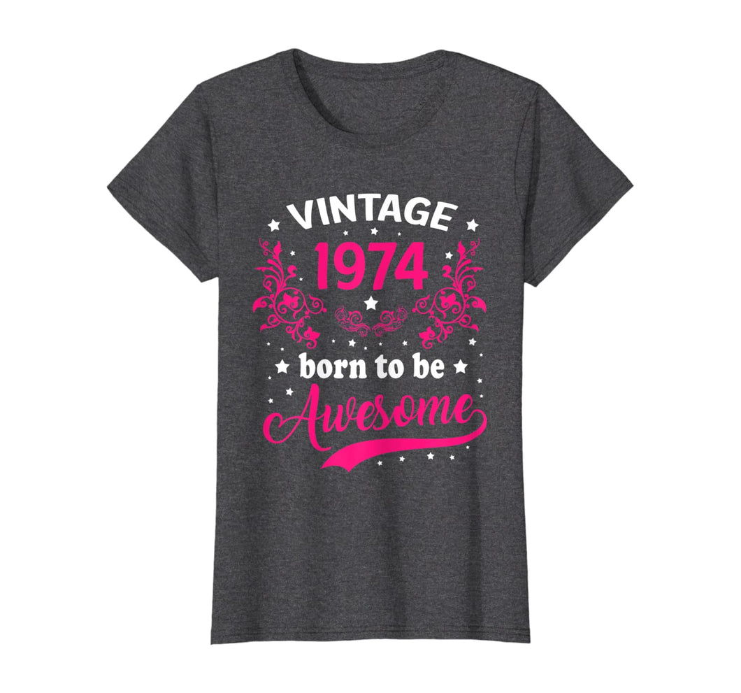 Funny shirts V-neck Tank top Hoodie sweatshirt usa uk au ca gifts for Womens 46th Birthday Gift-Vintage 1974 Classic 2020 Women 46 Years T-Shirt 657318
