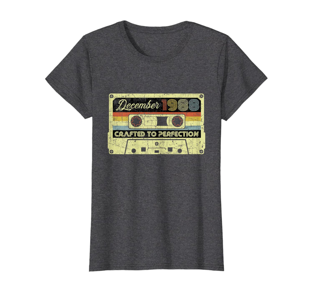 Funny shirts V-neck Tank top Hoodie sweatshirt usa uk au ca gifts for Vintage December 1988 31st birthday Gifts 70s Retro Cassette T-Shirt 1323304