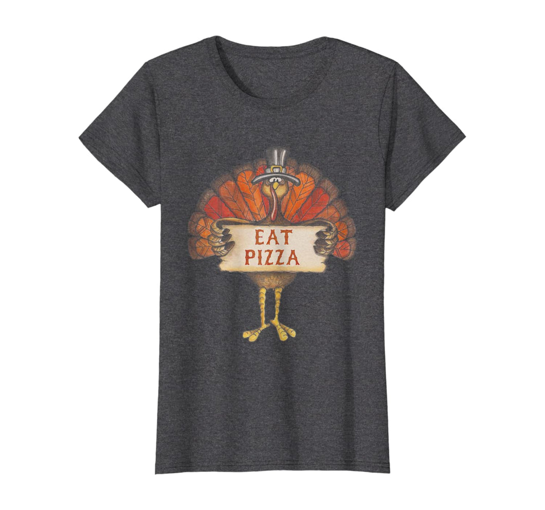 Funny shirts V-neck Tank top Hoodie sweatshirt usa uk au ca gifts for Turkey Eat Pizza Funny Thanksgiving T-Shirt Kids Adult Vegan T-Shirt 142338