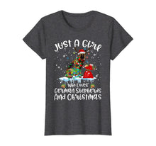Load image into Gallery viewer, Funny shirts V-neck Tank top Hoodie sweatshirt usa uk au ca gifts for Just A Girl Who Loves German Shepherds And Christmas T-Shirt 1068368
