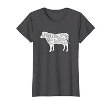 Load image into Gallery viewer, Funny shirts V-neck Tank top Hoodie sweatshirt usa uk au ca gifts for Cow Butcher Tees - Beef Cuts Diagram T-Shirt 1001123
