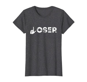 Funny shirts V-neck Tank top Hoodie sweatshirt usa uk au ca gifts for Loser T-Shirt - Loser Hand Gesture Shirt - Hand Sign T-Shirt 1165035