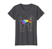 Load image into Gallery viewer, Funny shirts V-neck Tank top Hoodie sweatshirt usa uk au ca gifts for Vintage Gay Pride Flag Poodle T-Shirt - LGBT Pride T-Shirt 1469186
