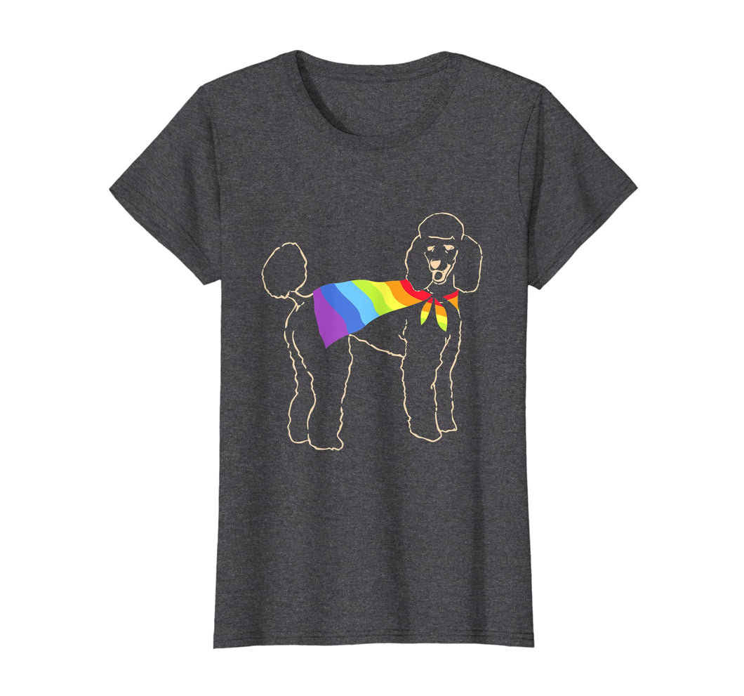 Funny shirts V-neck Tank top Hoodie sweatshirt usa uk au ca gifts for Vintage Gay Pride Flag Poodle T-Shirt - LGBT Pride T-Shirt 1469186